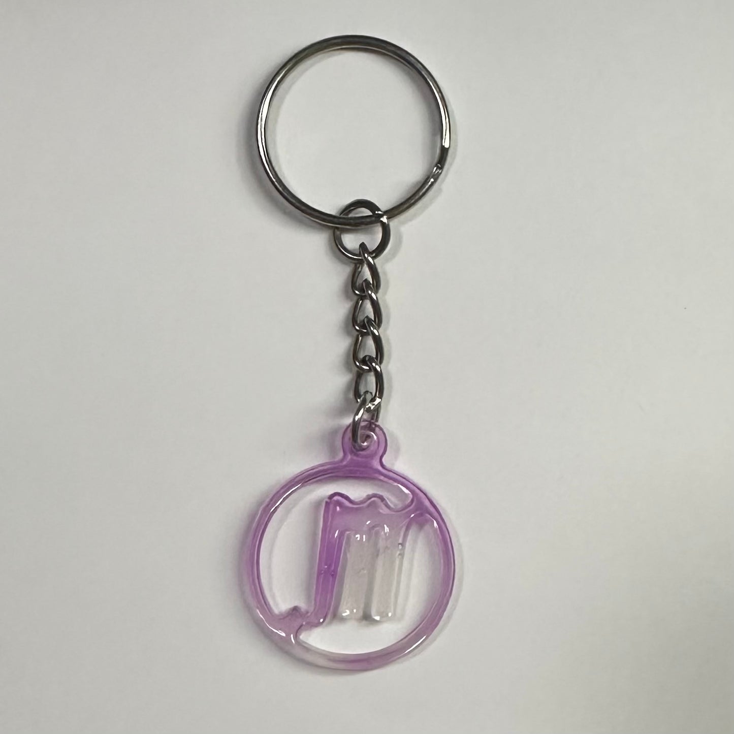 DaRoyal Resin Zodiac Keychains – Purple Color for Every Astrological Sign