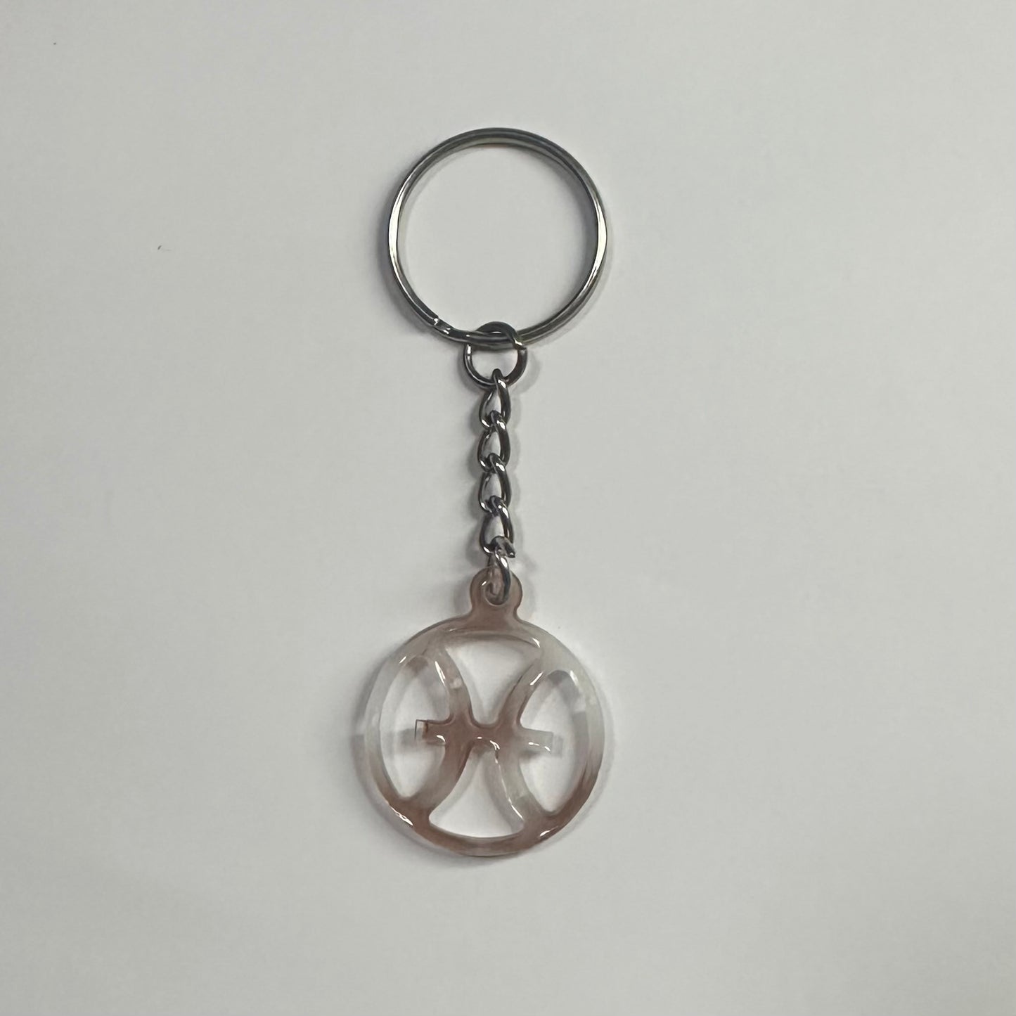 DaRoyal Resin Zodiac Keychains – Orange, Brown Color for Every Astrological Sign