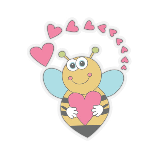 Valentines Day Bee Sticker