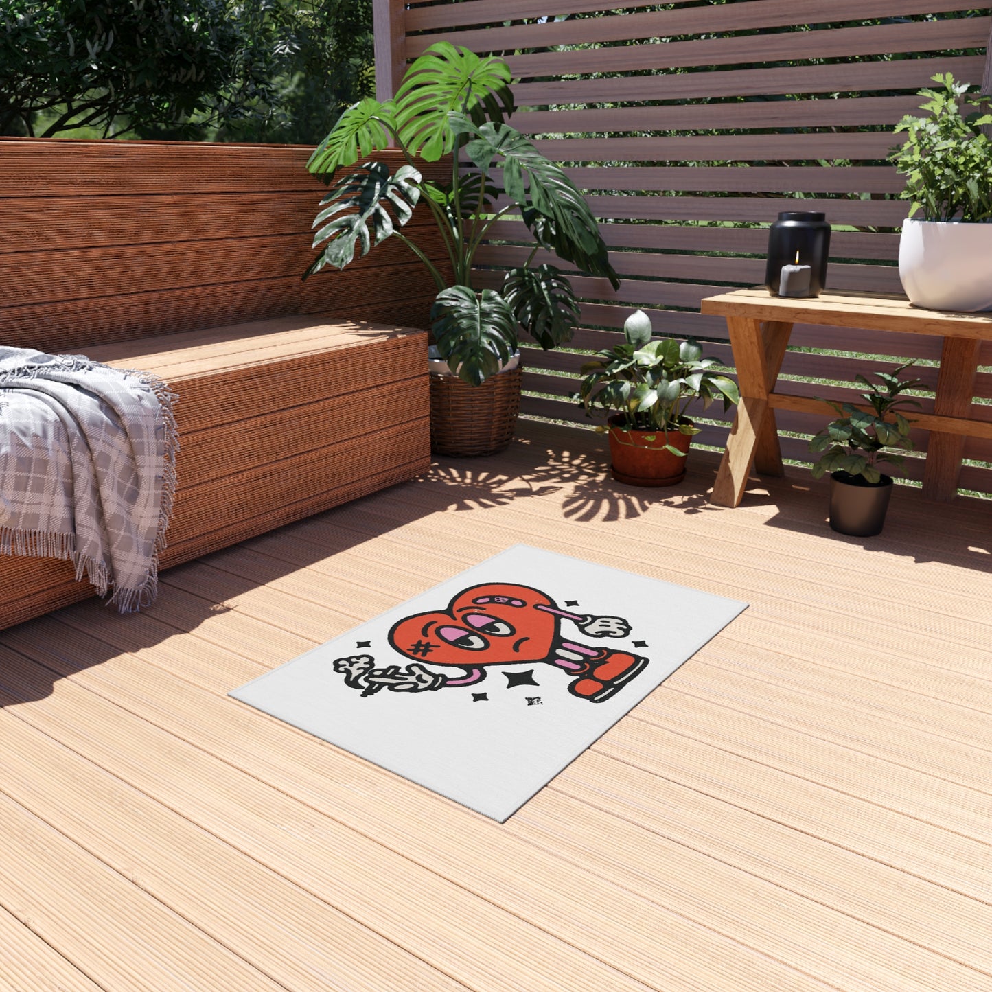 Outdoor Rug - F*ck Love Themed Rug