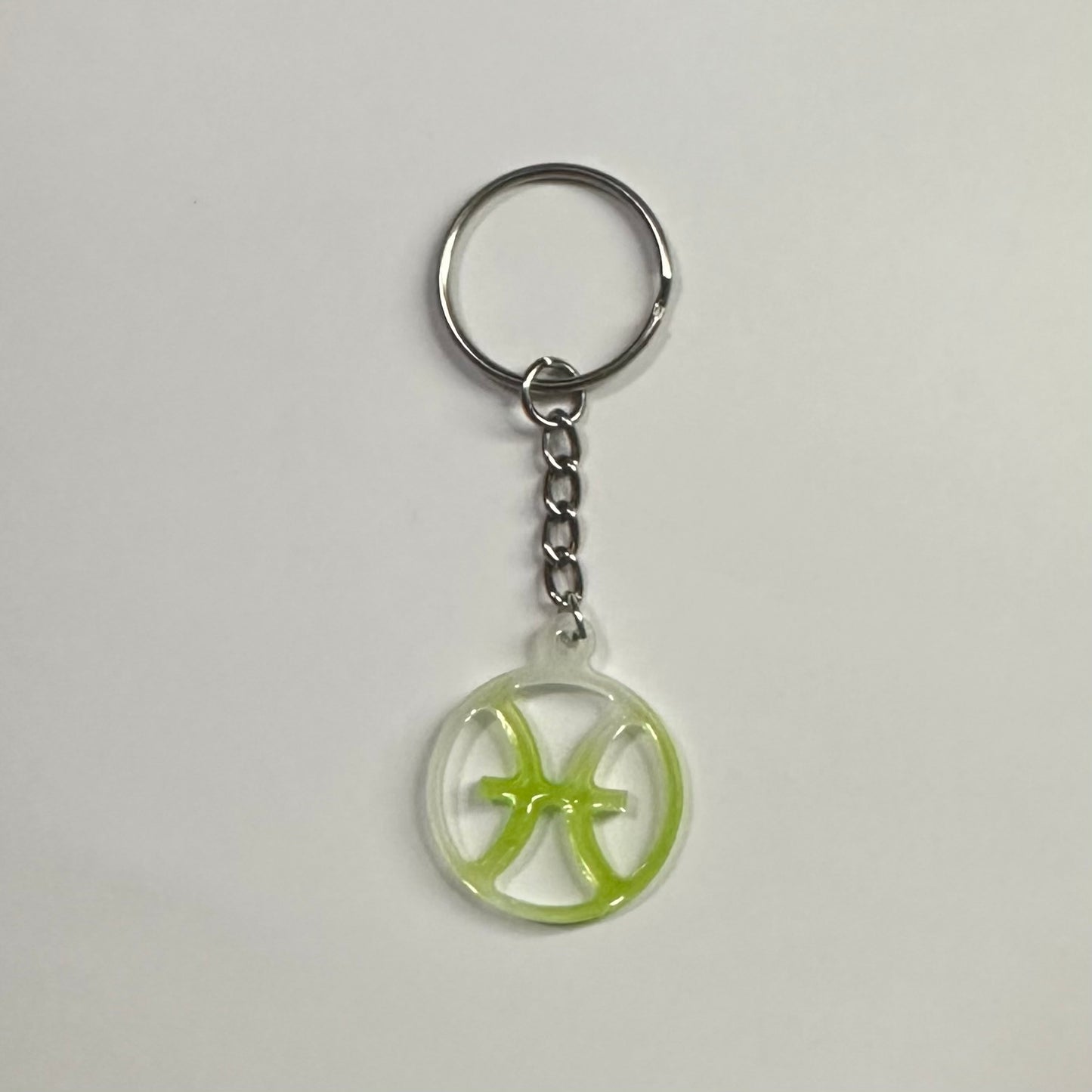 DaRoyal Resin Zodiac Keychains – Green Color for Every Astrological Sign