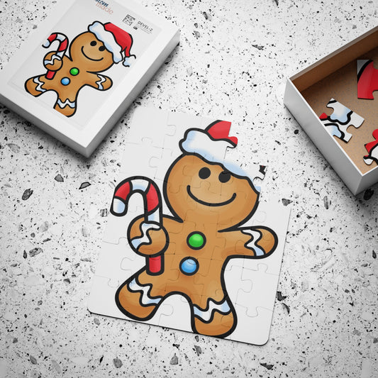 Kids Puzzle Gingerbread Man 30-Piece