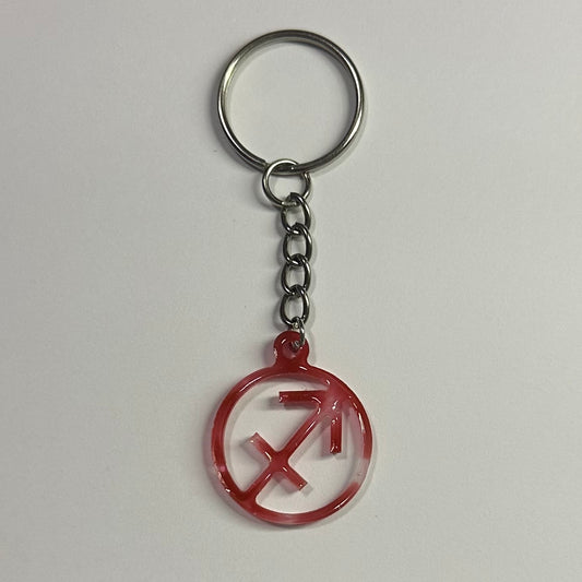 DaRoyal Resin Zodiac Keychains – Red Color for Every Astrological Sign