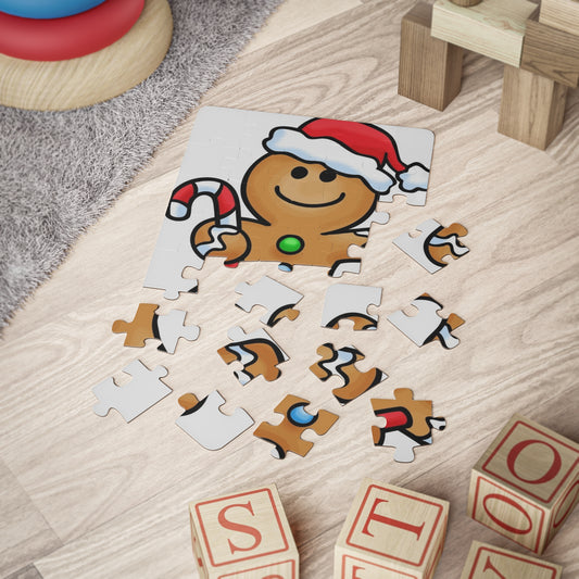 Kids Puzzle Gingerbread Man 30-Piece
